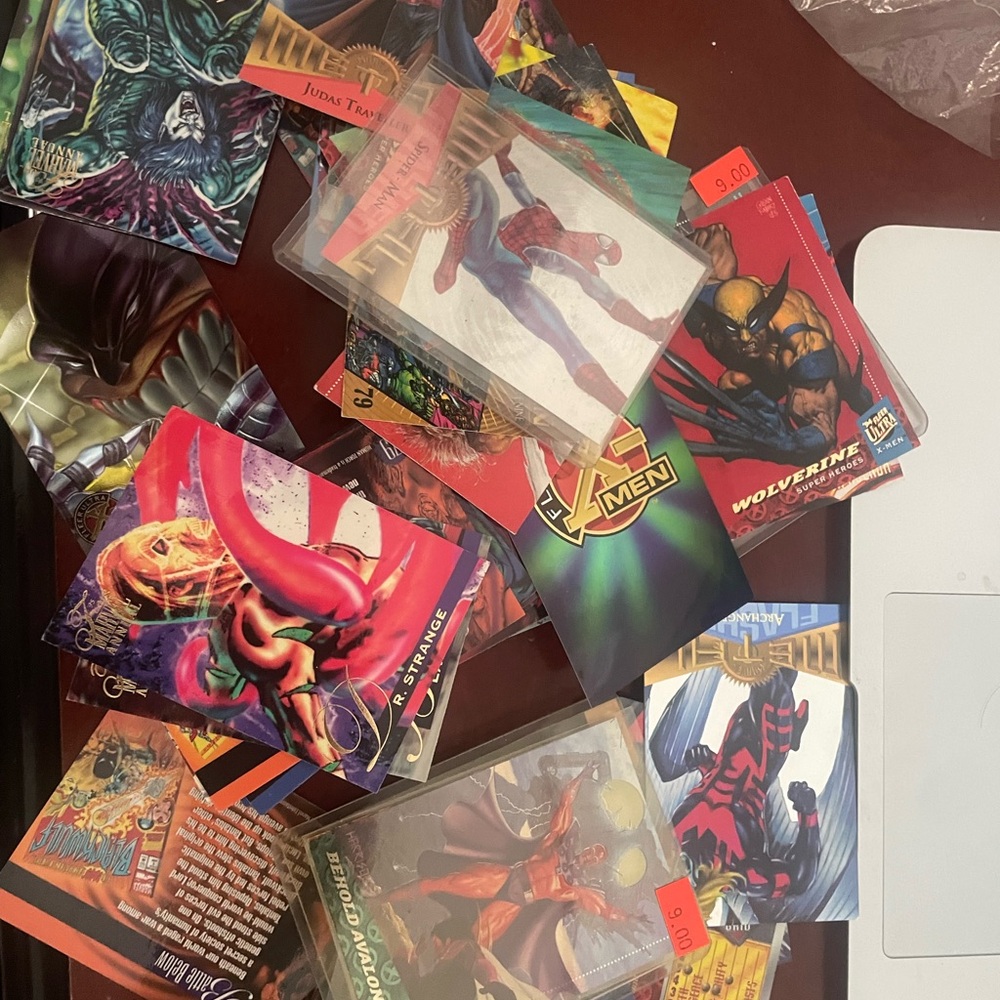 Marvel Card Game Collection - Red, Black, Blue